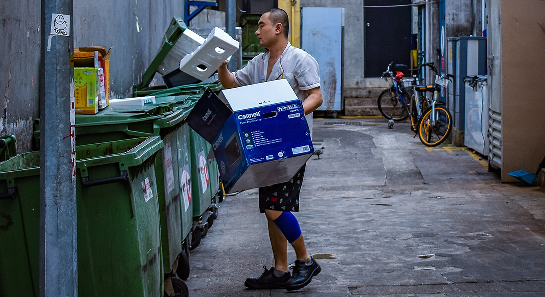 Affaldssortering. Foto: Gervyn Louis, Unsplash