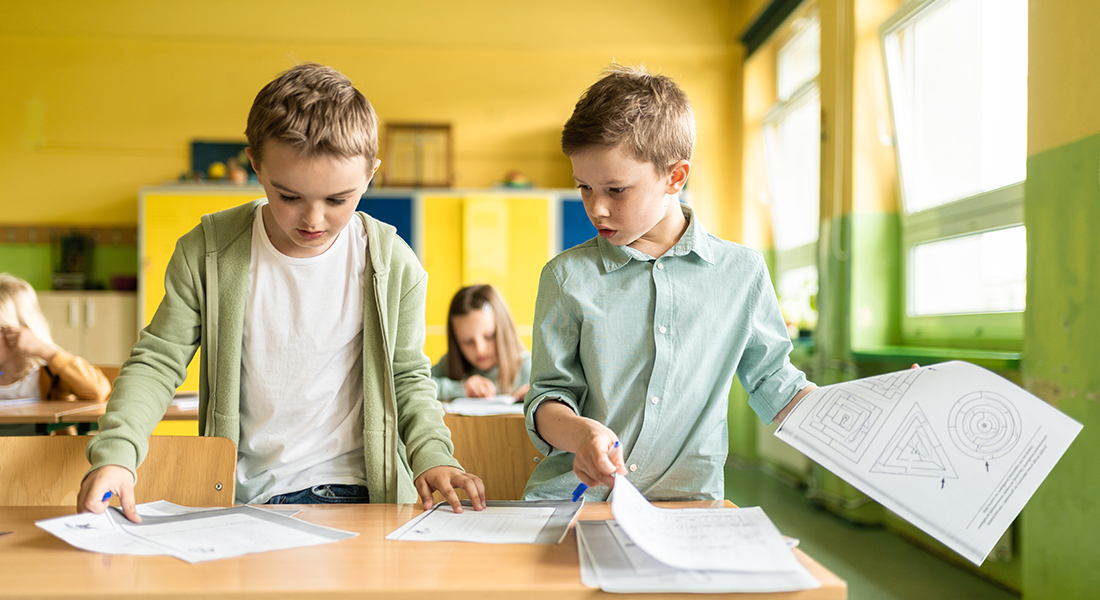 Skolebørn. Foto: iStock